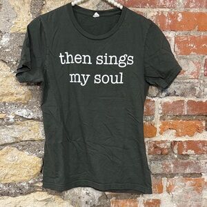 Dark Green Graphic T-Shirt